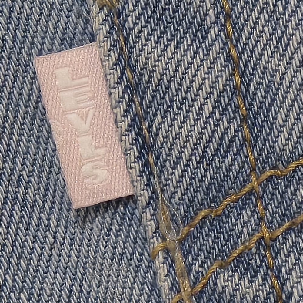 Levis Low Loose Custom Pink 27 x 30 - Picture 5 of 8